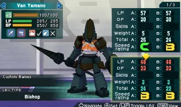 LBX - Little Battlers eXperience (Europe) (En,Es,It) screen shot game playing